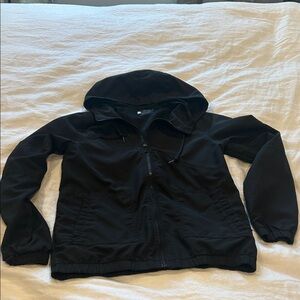 Volcom black zip up light weight jacket